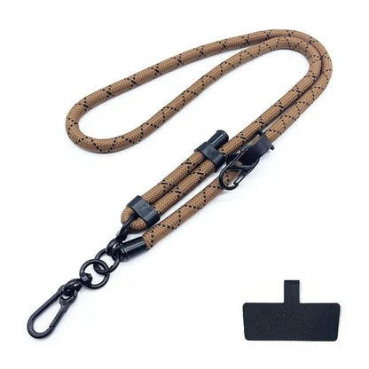 Phone Lanyard Adjustable 1 Cm Diameter Outdoor Universal Case Crossbody Shoulder Card Neck Cord Clip Hang Anti-lost Wrist Strap
