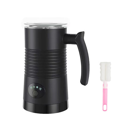 Electric Milk Frother Automatic Rotary Foamer for Coffee Cappuccino Latte 4 in 1 Hot and Cold Foam Maker Milk Frother Foamer