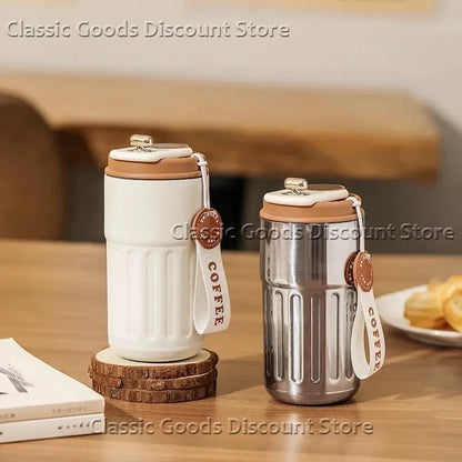 450ML Smart Travel Coffee Mug Display Led Temperature Thermos Mug Stainless Steel Insulated Thermos Bottle Portable Vacuum Flask.