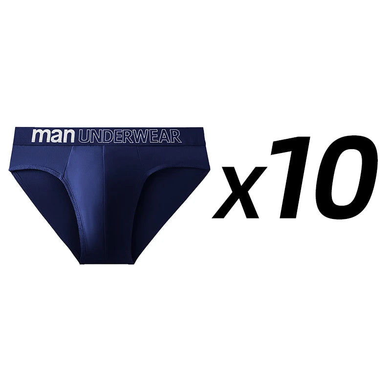 10 Teile/los Herren Slips Unterwäsche Brief Bequeme Höschen Shorts Sexy Boxershorts Geschenke für Mann Unterhosen