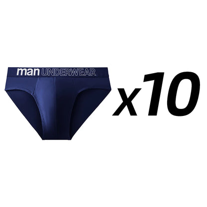 10 Teile/los Herren Slips Unterwäsche Brief Bequeme Höschen Shorts Sexy Boxershorts Geschenke für Mann Unterhosen
