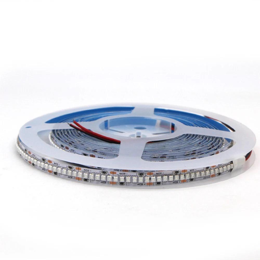 UV LED Strip Light 12/24V 60/120/240LEDS/M Ultraviolet LED Diode Ribbon SMD 2835 Purple Flexible Tape for DJ Fluorescence.