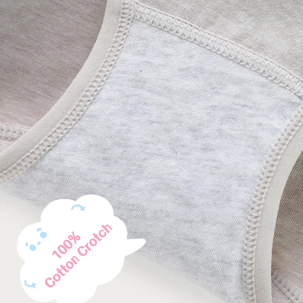 Women's Cotton High Waisted Underwear 5-Pack - Tummy Control Shapewear, Anti Bacterial, Breathable, Seamless Comfort.