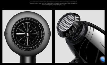 With 5 Gifts Hair Dryer 1800W Powerful Hair Dryer Fast Heating Hot And Cold Adjustment Air Blow Dryer with Air Collecting.