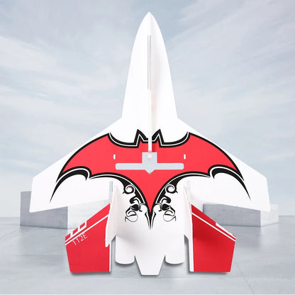 Fixed Wing Model Su27 RC Airplane With Microzone MC6C Transmitter with Receiver and Structure Parts For DIY F22 RC Aircraft