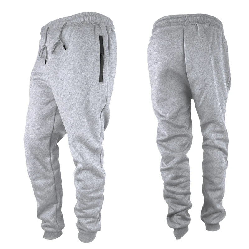 Men's Sweatpants with Zipper Pockets Tapered Joggers for Men Athletic Pants for Workout, Jogging, Running.