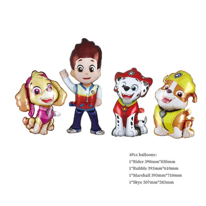 Paw Patrol Rosa Geburtstag Skye Thema Party Dekorationen Geschirr Set Pappteller Tassen Servietten Für Kind Party Liefert Spielzeug Geschenke