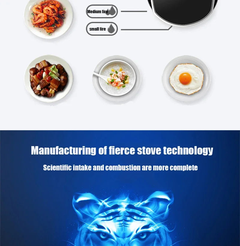 DC330 Gas Stove Household Desktop Embedded Double Stove Natural Gas Liquefied Gas Stove/Toughened Glass Panel.