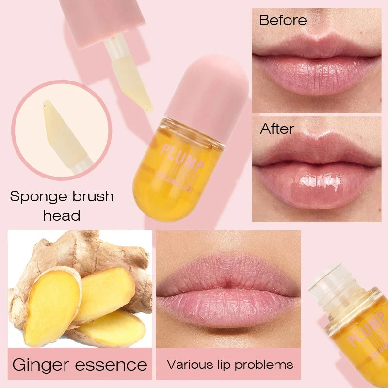 Long Lasting Lip Plumper Oil Instant Volumising Enhancer Lip Serum Collagen Lips Volume Lipgloss Sexy Cosmetic Volume Increases.
