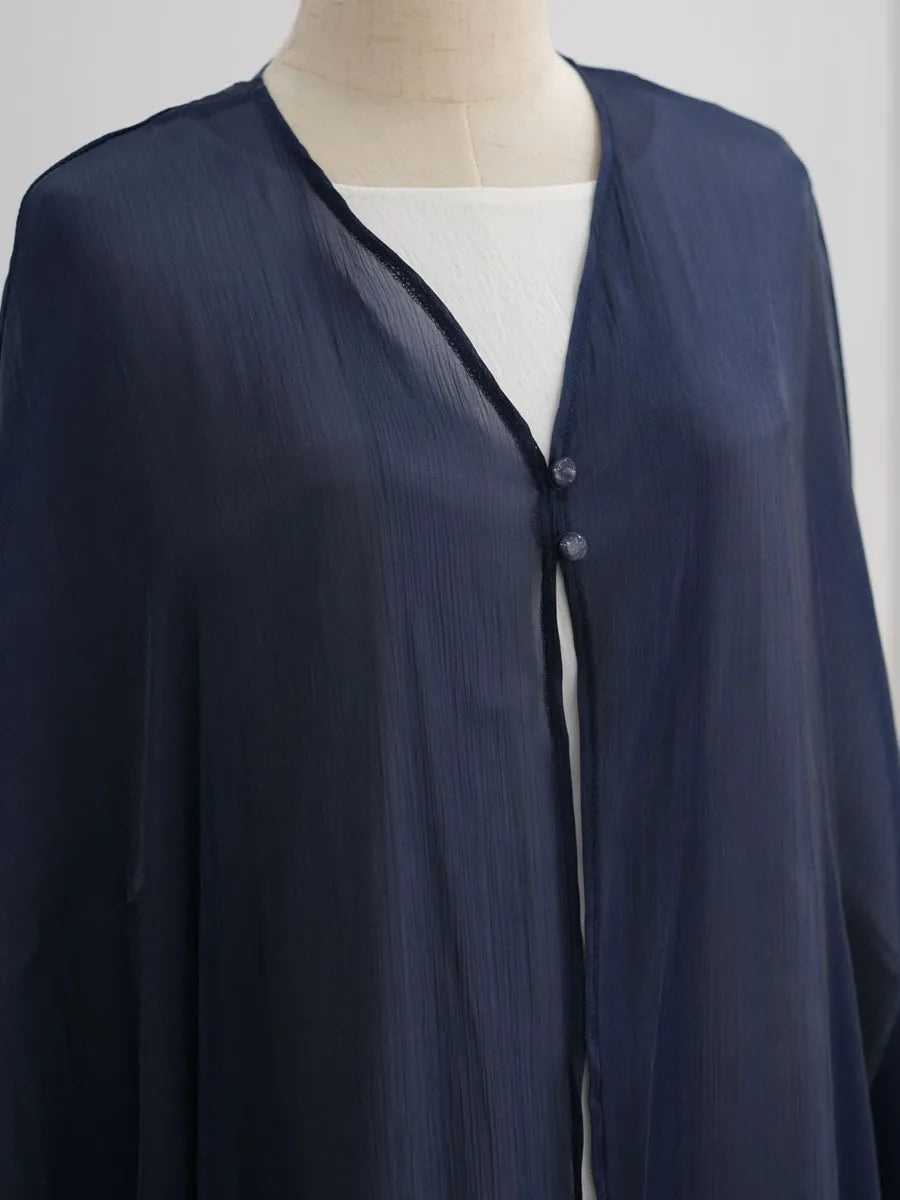 Women Eid Türkiye Dubai Solid Pleated Luxury Muslim Fashion Kimono Cardigan Long Dress Kaftan Robe Femme Islam Clothing Kebaya.