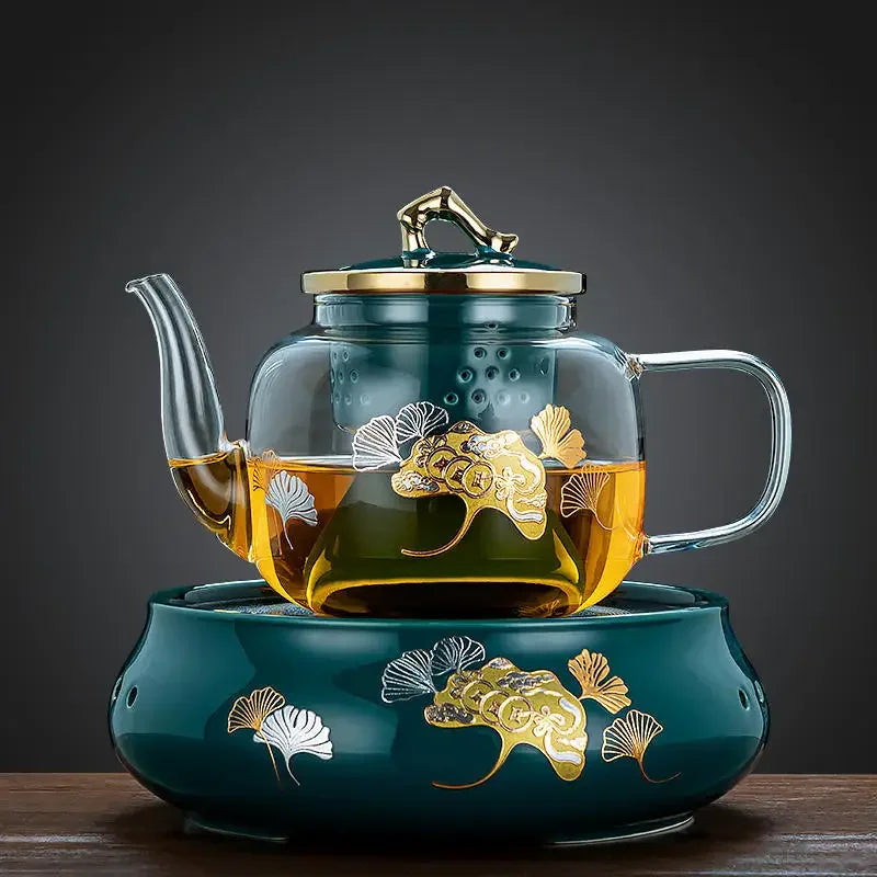 220V High-Temperature Resistant Electric Tea Stove & Tea Kettle Set for Home Use A