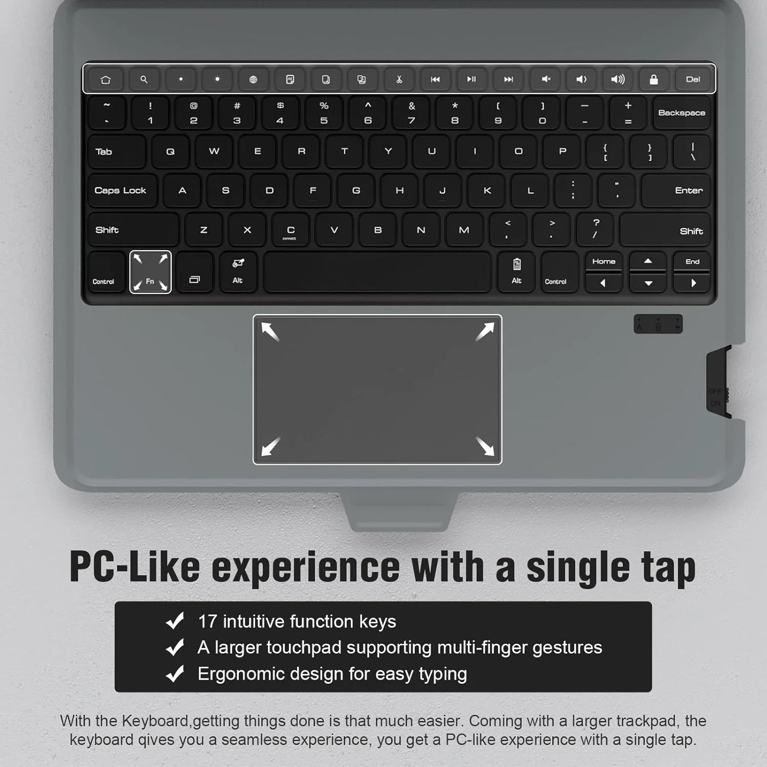 NILLKIN Magic Keyboard For Samsung Galaxy Tab S10 FE+ Case Backlight Keyboard For Samsung S10/S9 Plus Case With Len Protection.