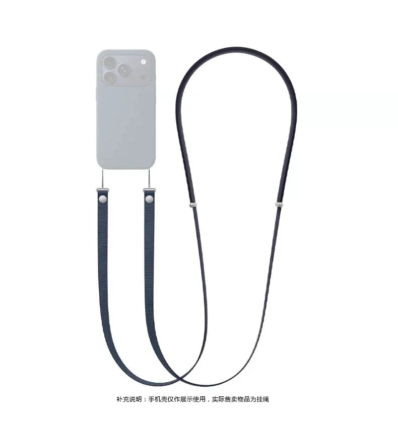 High End Official Magnetic Woven Strap for Orginal Iphone 17 Pro Max 17 Air Phone Crossbody Lanyard Anti-loss Apple Strap