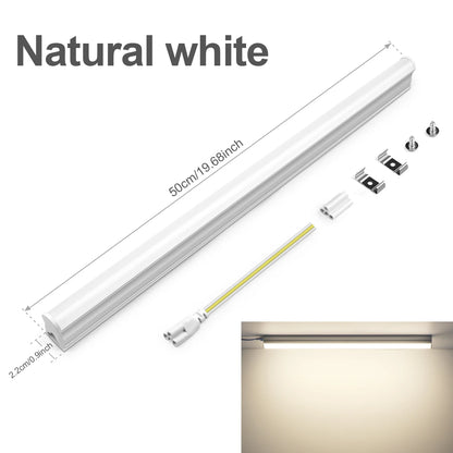 No Flickering T5 LED Tube 15W 50CM LED Light Bulb AC110V-220V Bright Fluorescent Tube For Study Table Lamp Home Cabinet Lighting.