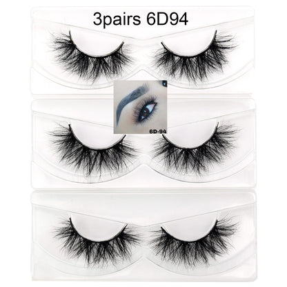 Visofree Eyelashes 3D Mink Lashes High Volume Handmade Mink False Eyelashes Thick Full Strip Lashes Cruelty Free cilios posticos.