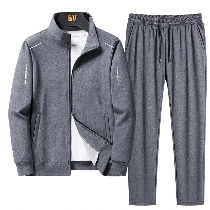 Men's Tracksuit Suit New Arrive Tracksuit Mens Casual Solid Solor Sweatpant Set Unisex Jogging Suit MEN Plus Size 6XL 7XL 8XL.