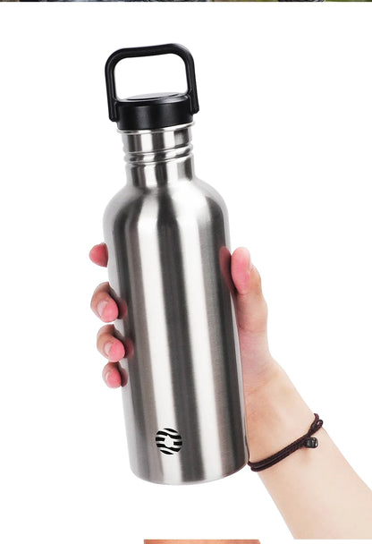 FEIJIAN Stainless Steel Water Bottle Portable Cycling Sports Bottle Leakproof BPA Free Large Capacity With Bottle Bag.