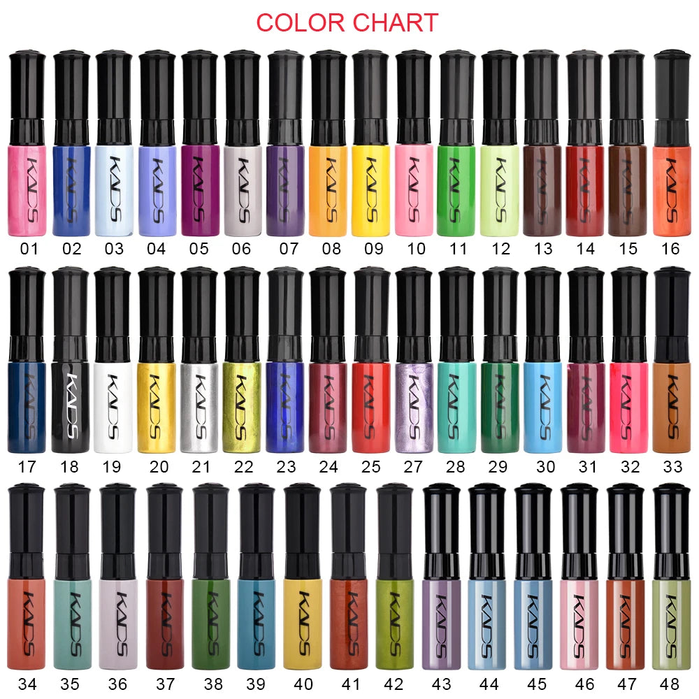 KADS Nail Art Stamping Polish Black White Gold Silver Green Printing Varnish DIY Design for Stamping Plate Color Nails Lacquer.