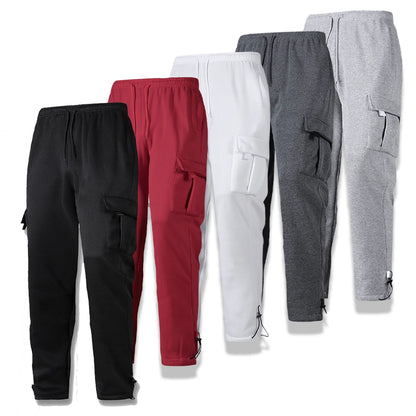 New Cargo Pants Men's Loose Straight Streetwear Jogger Pant Fashion Trousers Multi-Pocket Casual Sweatpants Male Pants.