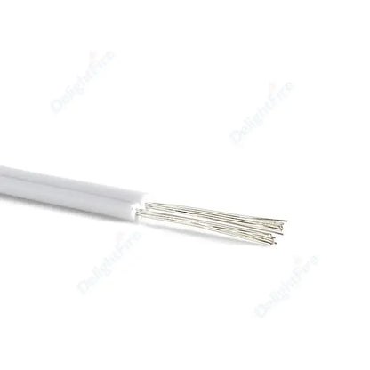 2pin 5V 12V Electrical Wire 26 24 22 20 18 AWG White Grey Tinned Copper Insulated PVC Extension Cable for Auto Speaker LED Strip.