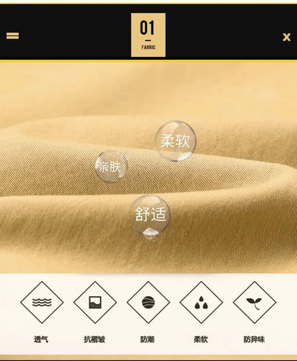 Cotton Men's Casual Pants Straight Stretch Trouser Male Fashion Slim Business Dress Golf Office Spring Autumn Khaki Black Formal.