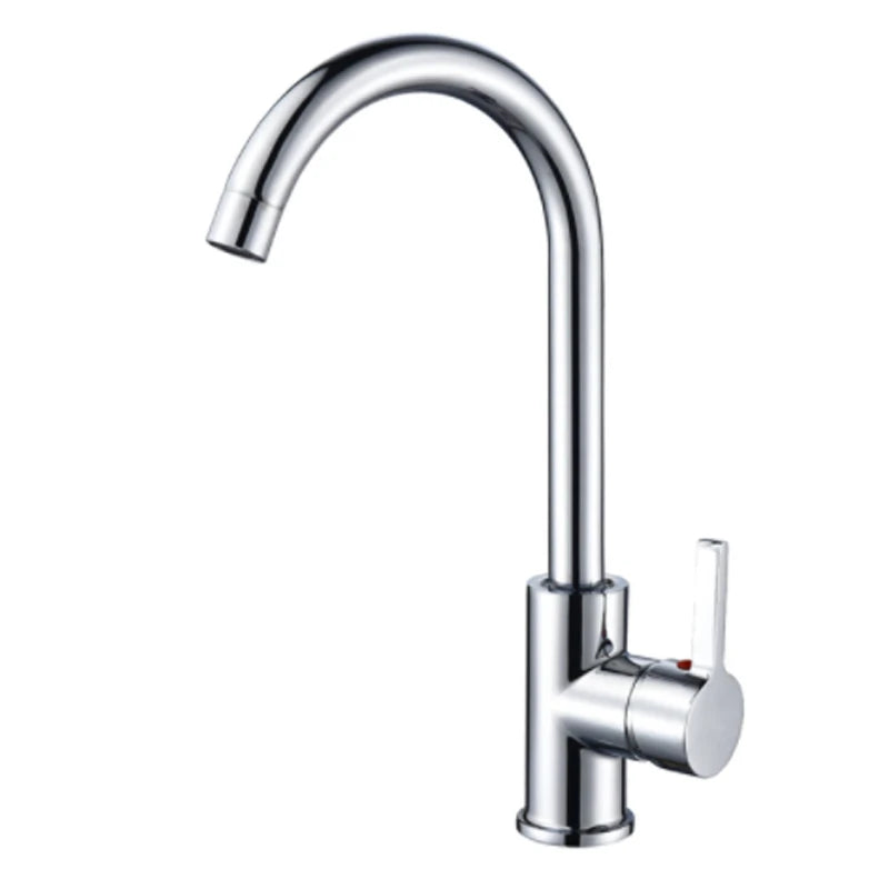 Matte Kitchen Faucet Deck Sinks Faucet High Arch 360 Degree Swivel Cold Hot Mixer Water Tap