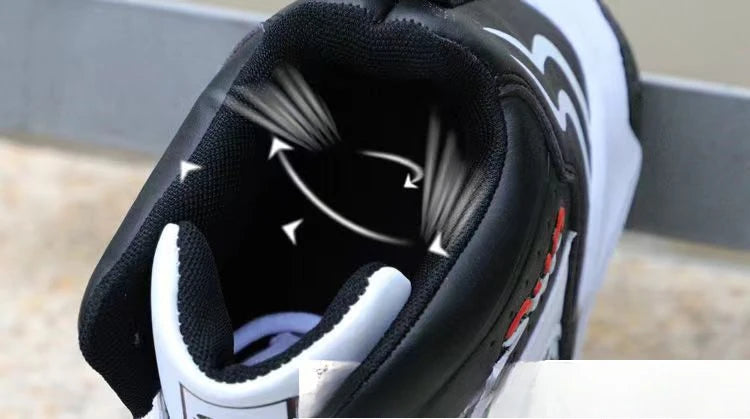 New Anti-Slip Men's Sneaker High Top Men's Basketball Shoes Luxury Comfortable Running Shoes Fashionable Versatile Casual Shoes.