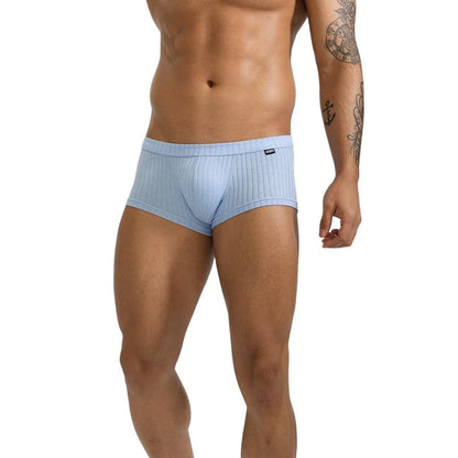 6er-Pack Herren-Unterwäsche, niedrige Leibhöhe, Boxershorts, einlagig, U-konvexer Beutel, Unterhose, atmungsaktive Boxershorts für Herren