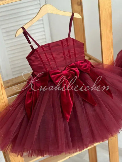 Mädchen Sling Prinzessin Kleid Kinder Kleid Neue Geburtstag Party Outfit Formelle Veranstaltung Passende Leistung Tragen Kleider.