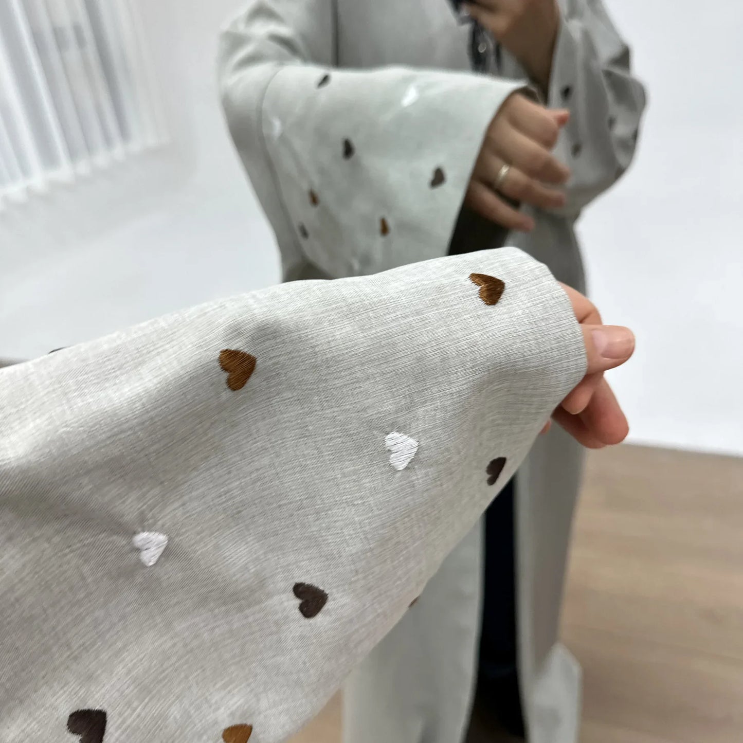 2025 Ramadan Eid Open Butterfly Moon Heart Modest Kimono Abaya Dubai Turkey Muslim Dress Abayas for Women Kaftan Kebaya Caftan.