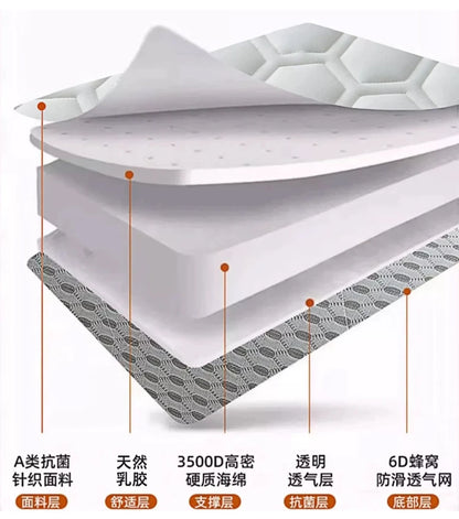 Fünf-schichtige material zusammensetzung matratze verdicken 4/7 cm Haushalt Einzel Doppel Schwamm latex füllung matratzen Tatami Boden Matte