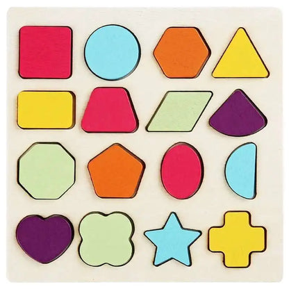 Montessori Toys Letter Numbers Wooden Puzzle Sorting Math Bricks Preschool Early Learning Educational Toys for Children.
