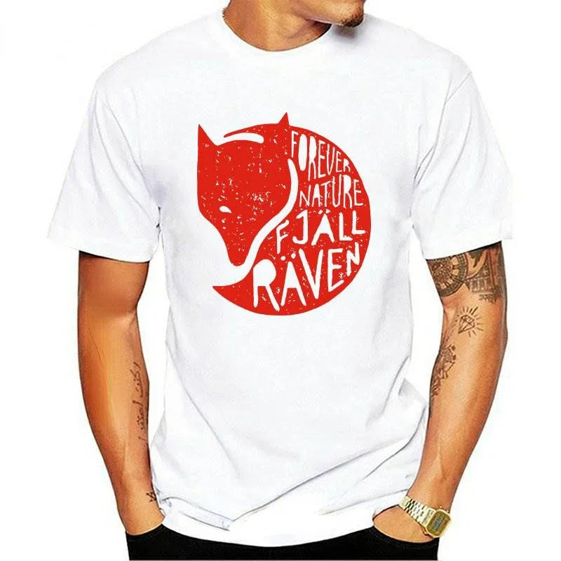 Forever The Natural Crow High Quality Cotton Regular Tops Tee Shirt Short Man and Woman All-match Unique Fashion Summer O-neck.