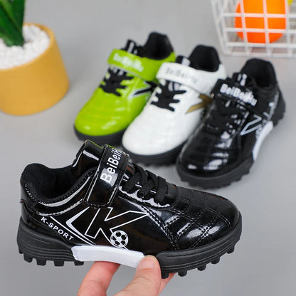 Soccer Cleats for Kids 2024 New Children Football Cleats Fashion Firm Ground Soccer Shoes