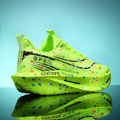 Supercritical E-TPU Marathon Running Shoes Men Women High-quality Road Jogging Shoes Light Comfy Sneakers Mesh Training Shoes.