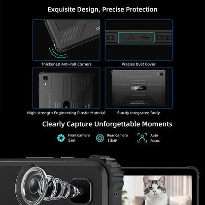 BMAX tablet I10S Pro Three-proof tablet Max14GB Memory(6GB+8GB) 128GB Storage Android 14 UNISOC T616 ARM Mail G57 4G Full Netcom.