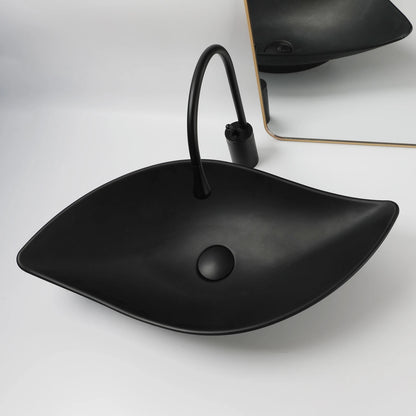 KEMAIDI Waschbecken-Set für Badezimmer, blaues Waschbecken, Deckmontage, Waschtisch-Waschbecken mit einem Griff, Aufsatzwaschbecken-Wasserhahn-Kombination