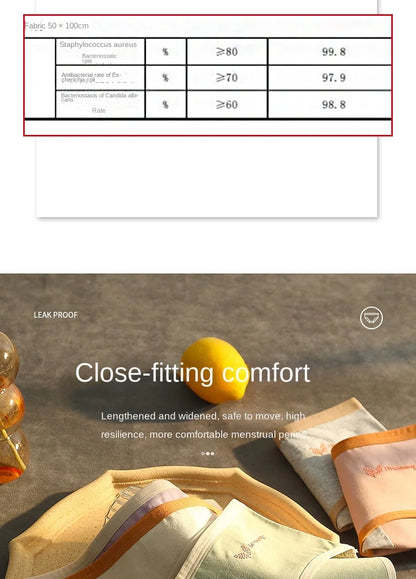 Menstrual Period Panties Women Cotton Plus Size Leakproof Period Underpants Breathable Female Waterproof Menstruation Breifs.