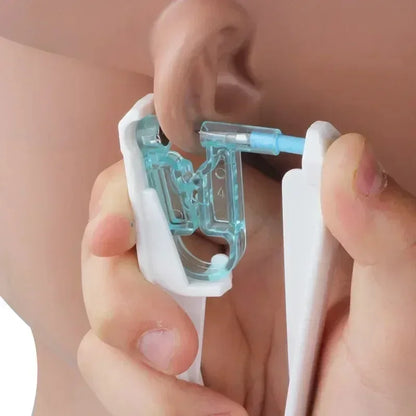 Disposable Safety Ear Piercing Gun 1/50Pcs Asepsis Healthy Ear Studs Piercer Tool No Pain Sterile Body Ear Nose Lip Piercing Kit.