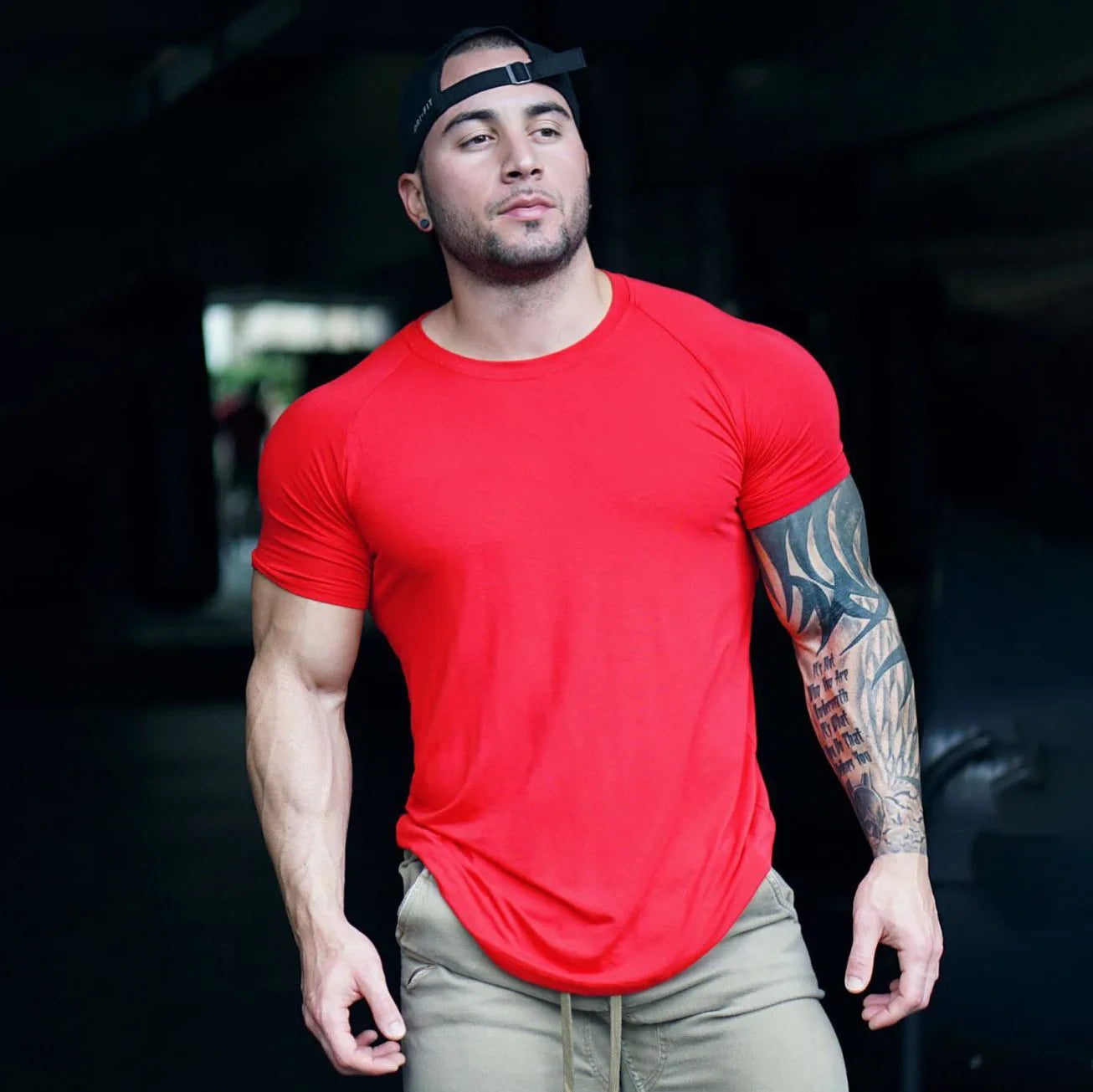 New Fashion Men's Summer Casual Comfortable Tight-Fitting T-Shirt Sports Gym Sportswear Quick-Drying Breathable T Shirt M-3XL