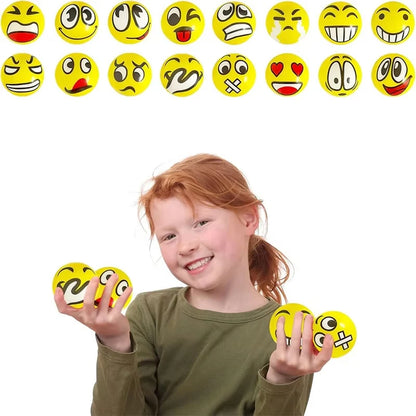 Stress Relief Foam Sponge Stress Ball Squeeze Ball Toy Squeeze Hand Wrist Exercise Sponge Toy for Kid Adult Child Creative Gifts.