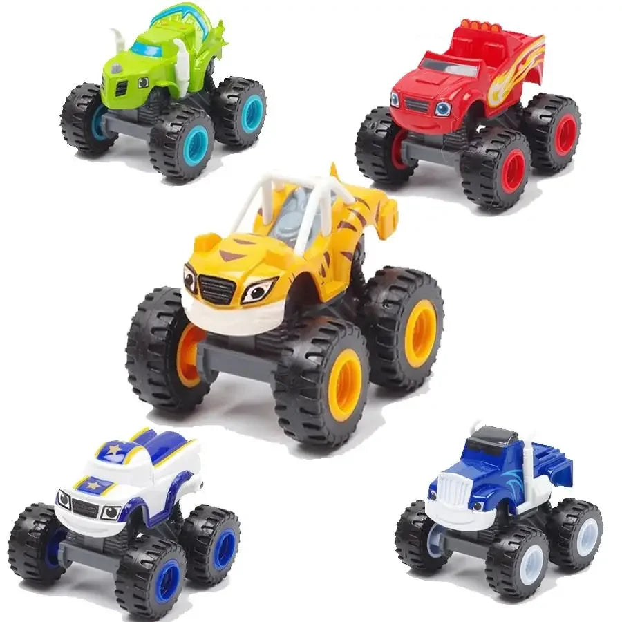 Flame and Machine Monster Car Toys Russian Crusher Truck Vehicles Figure Blaze Toy Blaze The Monster Machines Birthday Gifts.