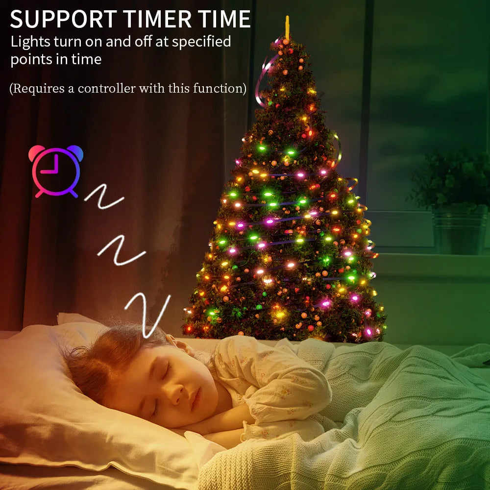 DC5V Adressierbare WS2812B LED String Transport Grün Schwarz Draht WS2812 3PIN Draht RGB Streifen Weihnachten Lichter Wasserdichte Dekor.