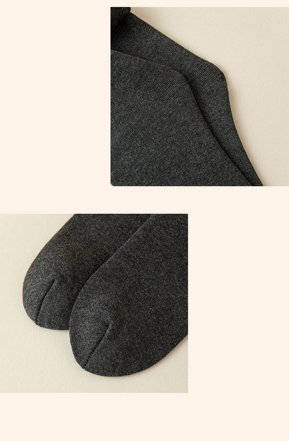 2 Pairs Men Winter Socks Warm Thicken Thermal Snow Boots Solid Color Floor Socks Soft Outdoor Anti-Cold Cashmere Socks.