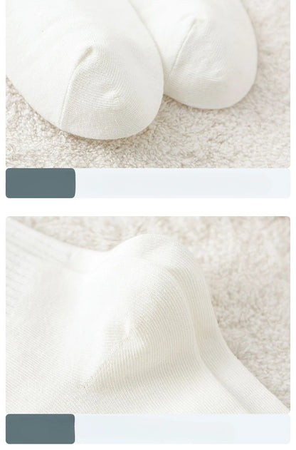 New 5 Pairs Cool Women White Cute Funny Socks Set Cartoon Lady Autumn Winter Female Girl Kawaii Sport Short Socks For Women.