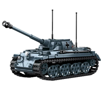 World War 2 WW2 Army Military Soldiers Armor Halftrack Main Station Tank Building Blocks Bricks Model DIY Assembly Toys For Kids.