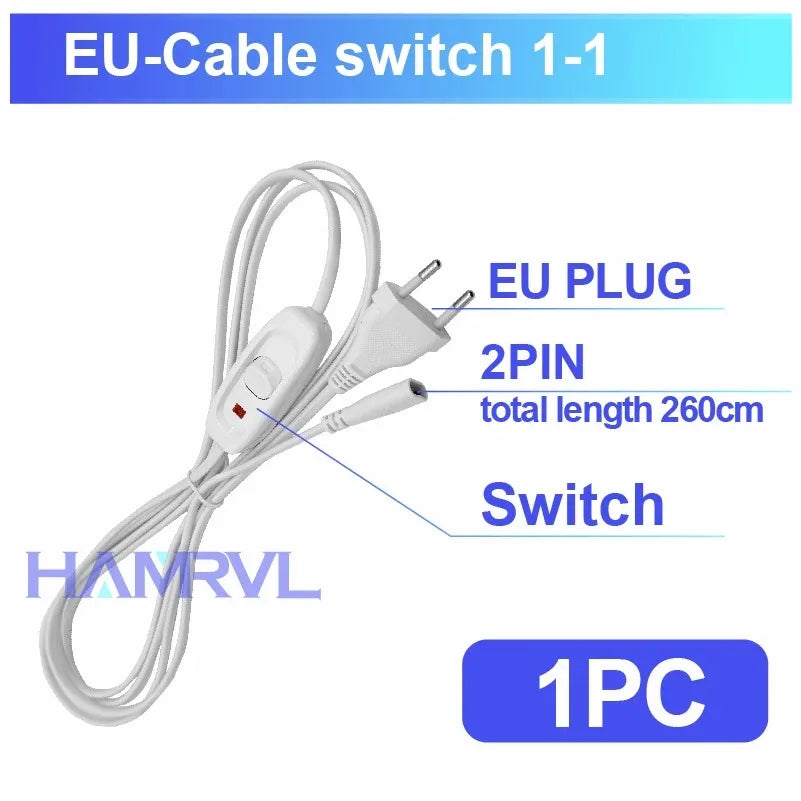 Garage Accessories DIY LED tube Hexagon connector cable for honeycomb Lamp 110-240V for Barbershop Workshop 4s Car Body Lighting.