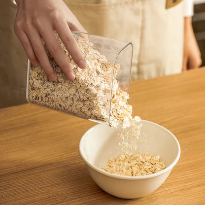 Pasta Storage Box Transparent Plastic Grain Seal Tank Spaghetti Storage Container Moisture-Proof Snack Jar Kitchen Food Tank.