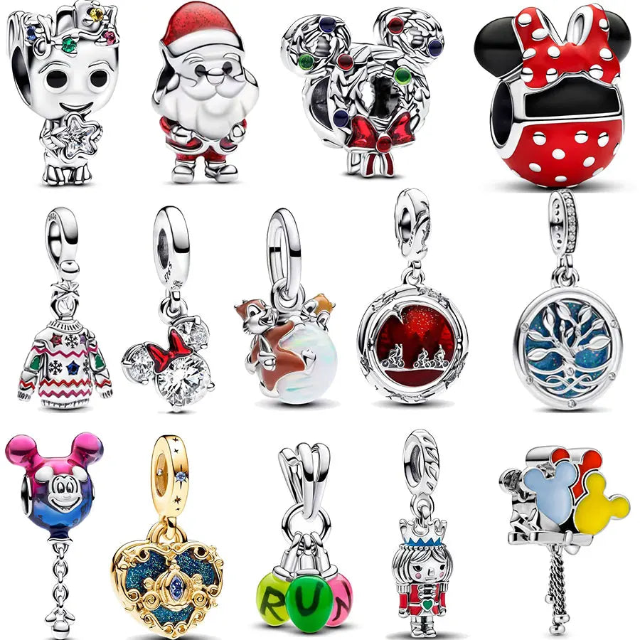 100% 925 sterling silver Disney Charm Harry Potter beads suitable for original DlY bracelet, women's fashion gift.