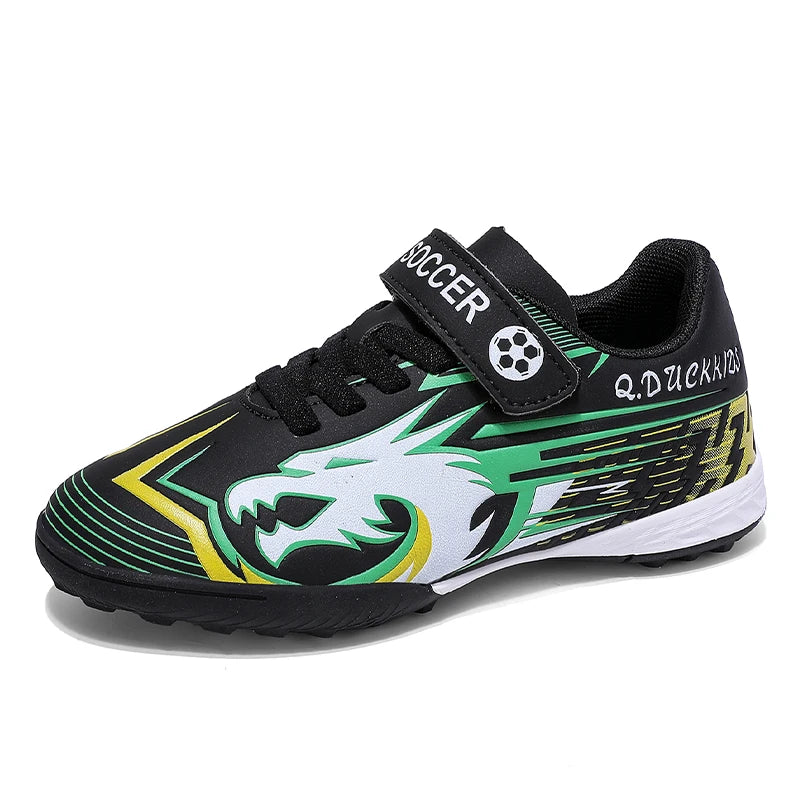 Childrens Football Shoes Summer New Outdoor Grass Professional Competition Training Sports Anti Slip Soccer Shoes for Kids.